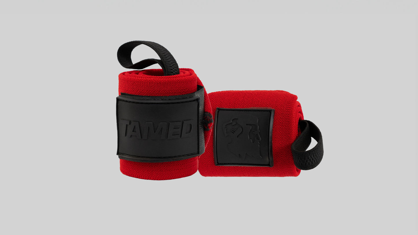 STIFF WRIST WRAPS-RED