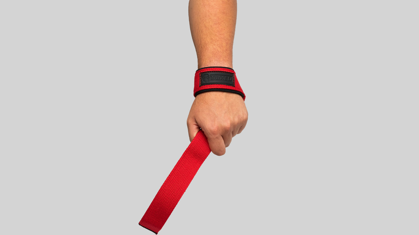 LIFTING STRAPS - RED