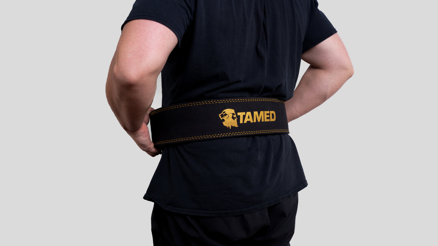 10MM-LEVER BELT-GOLD